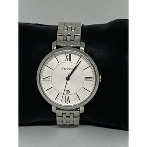 Fossil ES3433 Women's Stainless Steel Analog White Dial Quartz Wrist Watch WO638